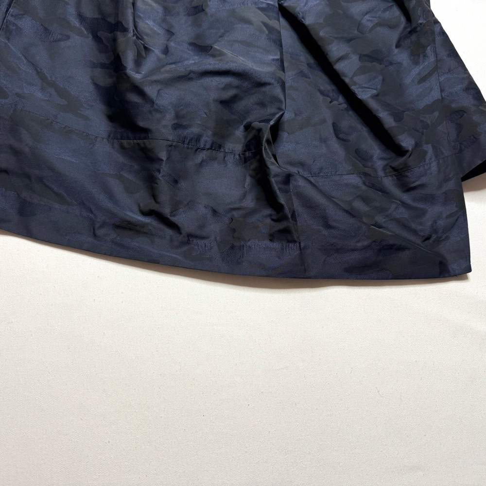 Banana Republic Black& Blue Camo Asymmetric Eddy Mini Skirt w/Pockets Size 8 - Picture 6 of 7